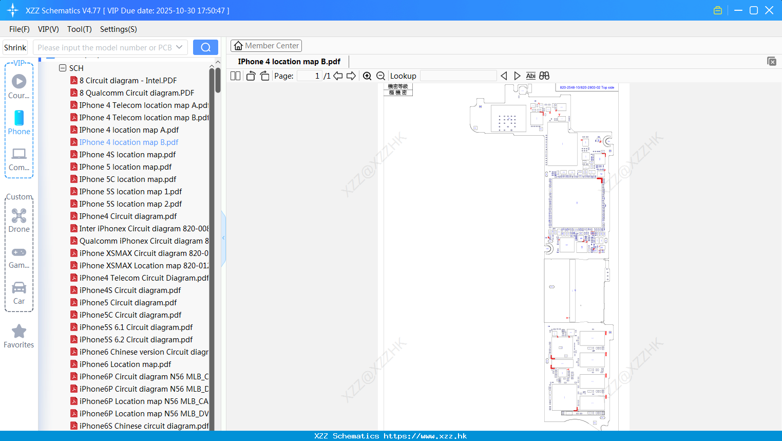 IPhone 4 Location Map B